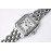 PanthèRe De Cartier Water Resistant Diamond Square Dial Watch Silver