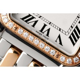PanthèRe De Cartier Water Resistant Diamond Square Dial Watch
