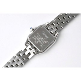 PanthèRe De Cartier Square Dial Water Resistant Watch Silver