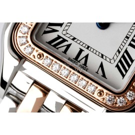 PanthèRe De Cartier Square Dial Diamond Water Resistant Watch