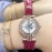 Cartier Libre Series Diamond Dial Quartz Watch For Women Rose Red