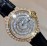 Cartier 316l Refined Steel Zircon Mosaic Watch For Women Black