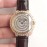 Cartier 316l Refined Steel Zircon Mosaic Watch For Women Coffee