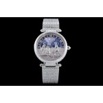 Cartier Creative Gem Cheetah Quartz Watch Silver