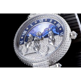Cartier Creative Gem Cheetah Quartz Watch Silver