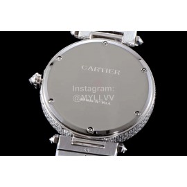 Cartier Creative Gem Cheetah Quartz Watch Silver