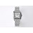 PanthèRe De Cartier Medium Square Dial Steel Strap Watch Silver