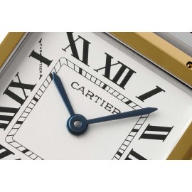 PanthèRe De Cartier Medium Square Dial Steel Strap Watch