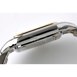 PanthèRe De Cartier Medium Square Dial Steel Strap Watch