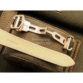 Cartier Eg Factory 904l Refined Steel Square Dial Watch Red