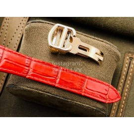 Cartier Eg Factory 904l Refined Steel Square Dial Watch Red