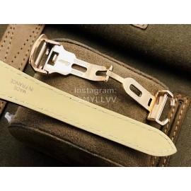 Cartier Eg Factory 904l Refined Steel Square Dial Watch Brown