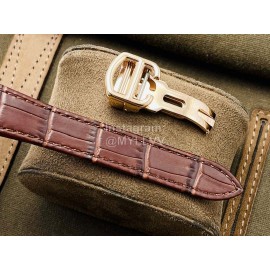 Cartier Eg Factory 904l Refined Steel Square Dial Watch Brown