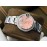 Cartier Tw Factory Silver Steel Strap Diamond Watch For Women Pink