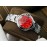 Cartier Tw Factory Silver Steel Strap Watch For Women Red