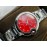 Cartier Tw Factory Silver Steel Strap Watch For Women Red