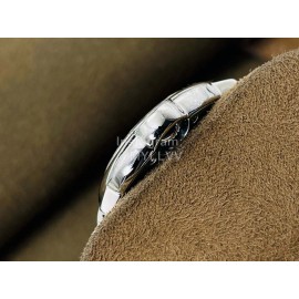 Cartier Tw Factory Silver Steel Strap Watch For Women Pink