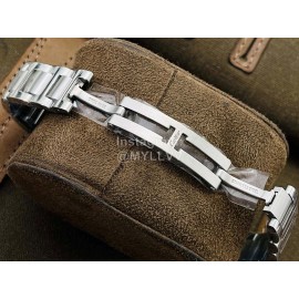 Cartier Tw Factory Silver Steel Strap Watch For Women Pink