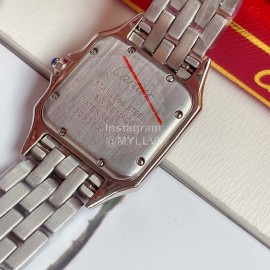 PanthèRe De Cartier Silver 316l Fine Steel Case Diamond Watch