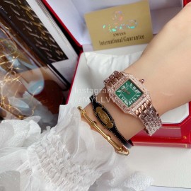 PanthèRe De Cartier Rose Gold 316l Fine Steel Case Diamond Watch