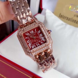 PanthèRe De Cartier 316l Fine Steel Case Diamond Watch