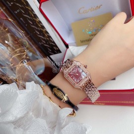 PanthèRe De Cartier 316l Fine Steel Case Diamond Watch