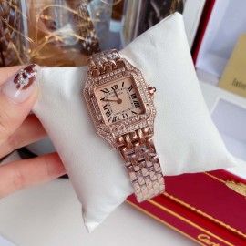 PanthèRe De Cartier Fashion 316l Fine Steel Case Diamond Watch