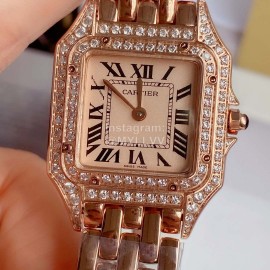 PanthèRe De Cartier Fashion 316l Fine Steel Case Diamond Watch