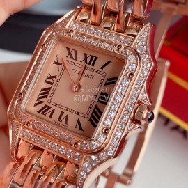 PanthèRe De Cartier Fashion 316l Fine Steel Case Diamond Watch