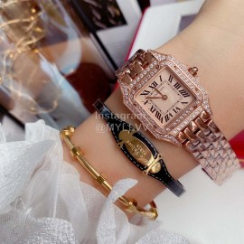 PanthèRe De Cartier Fashion 316l Fine Steel Case Diamond Watch