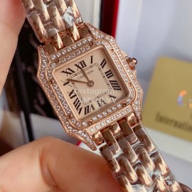 PanthèRe De Cartier Fashion 316l Fine Steel Case Diamond Watch