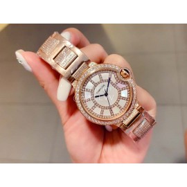 Ballon Bleu De Cartier Diamond 36mm Dial Watch