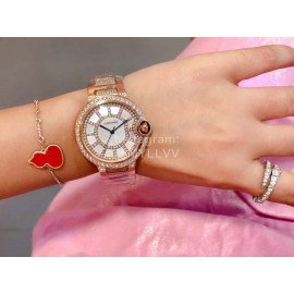 Ballon Bleu De Cartier Diamond 36mm Dial Watch