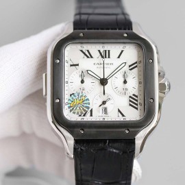 Cartier 904l Fine Steel Case Multifunctional Watch Black