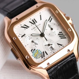 Cartier 904l Fine Steel Case Multifunctional Watch Rose Gold