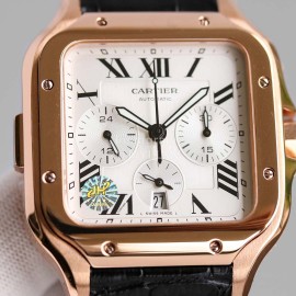 Cartier 904l Fine Steel Case Multifunctional Watch Rose Gold