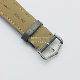 Cartier Uu Factory Santos-Dumont Square Dial Watch Gray