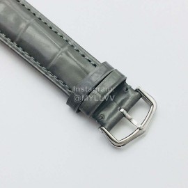 Cartier Uu Factory Santos-Dumont Square Dial Watch Gray