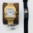 Cartier Kor Factory Diamond Square Dial Watch Gold