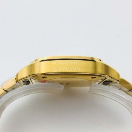 Cartier Kor Factory Diamond Square Dial Watch Gold