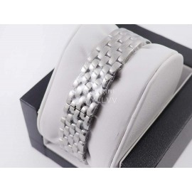 PanthèRe De Cartier 316l Refined Steel Case Square Dial Watch Silver