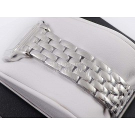 PanthèRe De Cartier 316l Refined Steel Case Square Dial Diamond Watch Silver