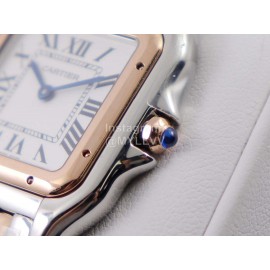 PanthèRe De Cartier 316l Refined Steel Case Square Dial Watch