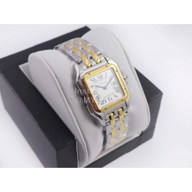 PanthèRe De Cartier New 316l Refined Steel Case Square Dial Watch