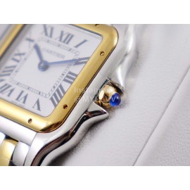 PanthèRe De Cartier New 316l Refined Steel Case Square Dial Watch