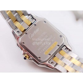 PanthèRe De Cartier New 316l Refined Steel Case Square Dial Watch