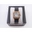 PanthèRe De Cartier Leather Strap Square Dial Watch Black