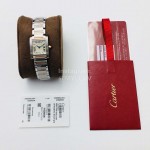 Cartier 8848 Factory Steel Strap Quartz Watch For Women Beige