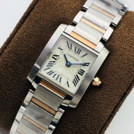Cartier 8848 Factory Steel Strap Quartz Watch For Women Beige