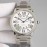 Cartier Classic Roman Numeral Dial Steel Strap Watch White